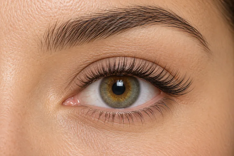 Angel Lashes &mdash; zbliżenie oka prezentujące efekt stylizacji rzęs