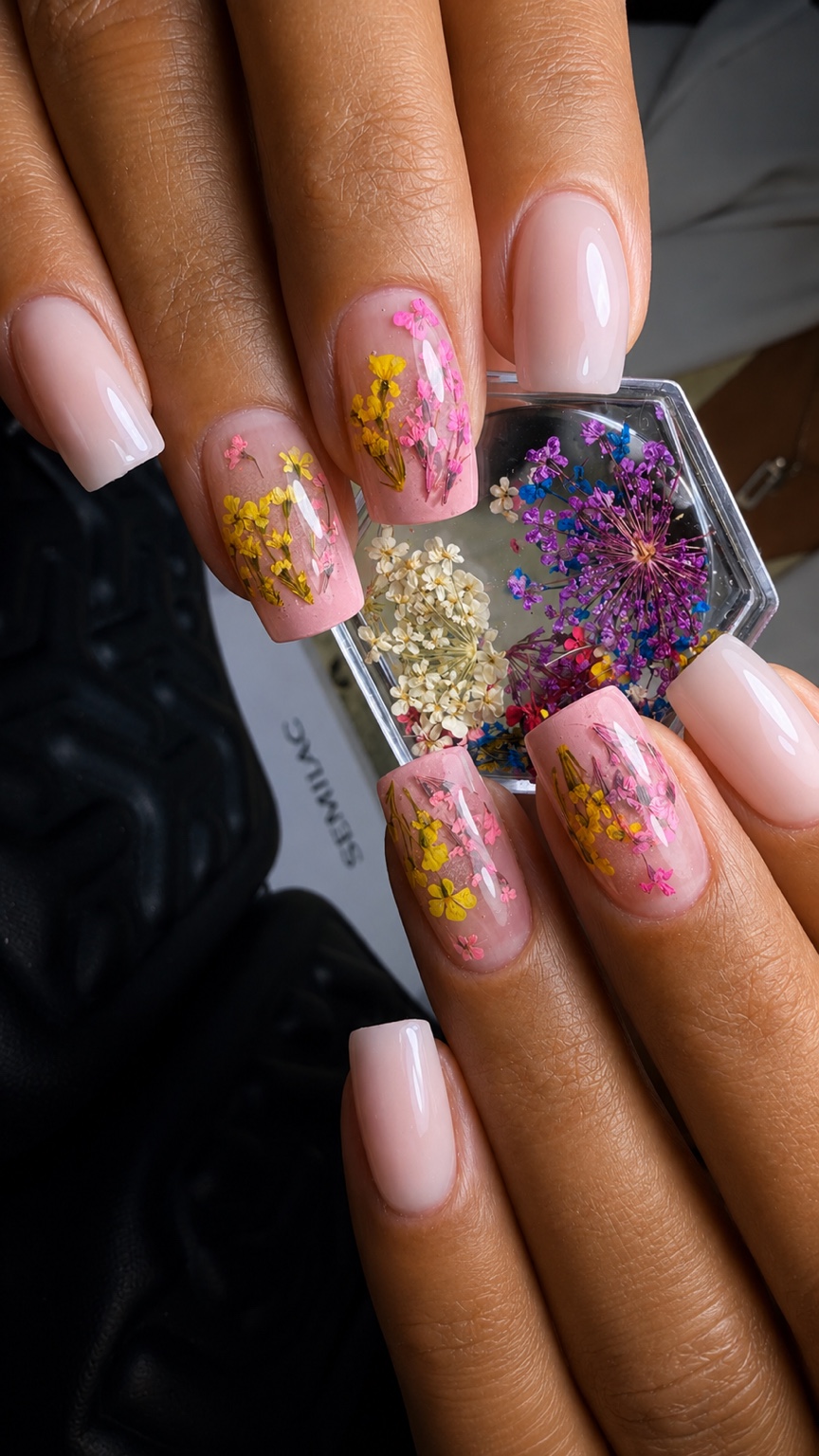 Manicure wykonany w salonie